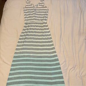 Striped Sleeveless Maxi Dress Size XS